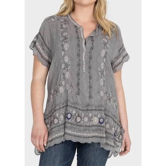 NEW JOHNNY WAS kones tunic top in grey - Picture 1 of 1